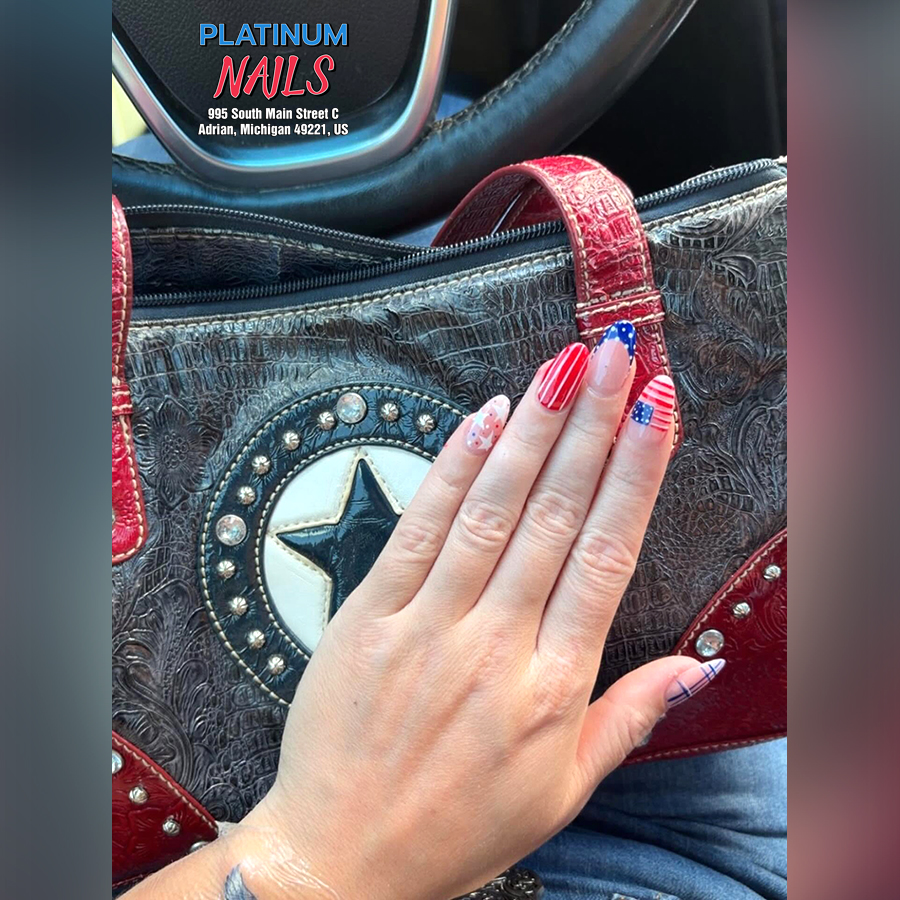Platinum Nails Design